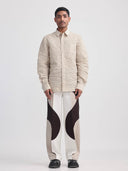 Border Panelled Trousers - BE