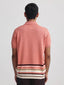 Canopy Striped Polo - Salmon