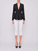 Celeste Peplum Jacket in Espresso