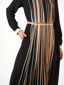 Classic Black Multi Binding Dress