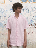 Do me a solid - Pink Linen Shirt