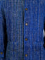 Blue Spread Collar Jacket
