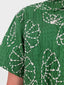 Kantha-embroidered cotton shirt