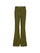 Moss green bellbottom pants