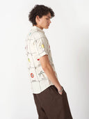 Neutral ABC Short Sleeve Shirt - The Silk Road 