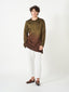 Ombre Brown Shirt - The Silk Road 