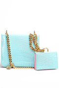 Lavender and Blue Cross Body Bag - The Silk Road 