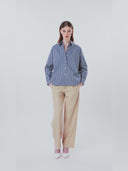 Vanilla Sand Wide-Leg Trousers