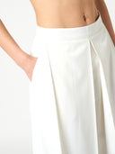 Straight Wide Leg Pleated Pants - The Silk Road 