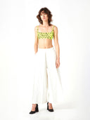 Straight Wide Leg Pleated Pants - The Silk Road 