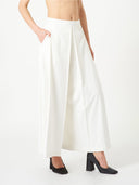 Straight Wide Leg Pleated Pants - The Silk Road 