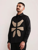 Vertebrae Symbolic Shirt Full Sleeves- Black