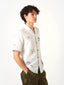 White Cross border Embroidery Shirt - The Silk Road 