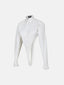 White gloved leotard