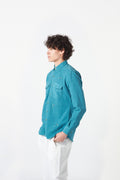 Kissa Goi Blue Corduroy Shirt