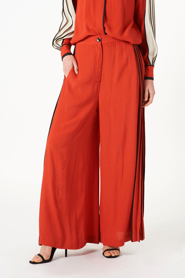 Lava Red Trousers - The Silk Road 