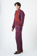 Orange & Purple Ombre Jacket - The Silk Road 