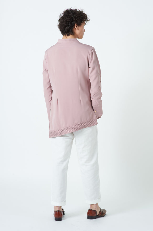 White Ankle-Length Cotton Trousers - The Silk Road 